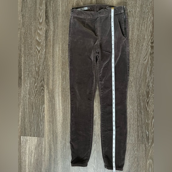 Gap size 26 green velvet legging pants - Picture 1 of 4